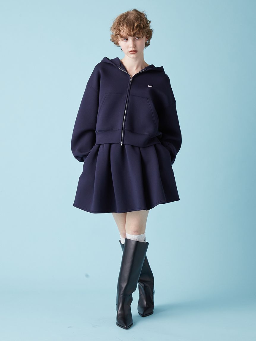 FURFUR「【WEB・一部店舗限定カラー】ポンチフレアミニスカート」|スカート|