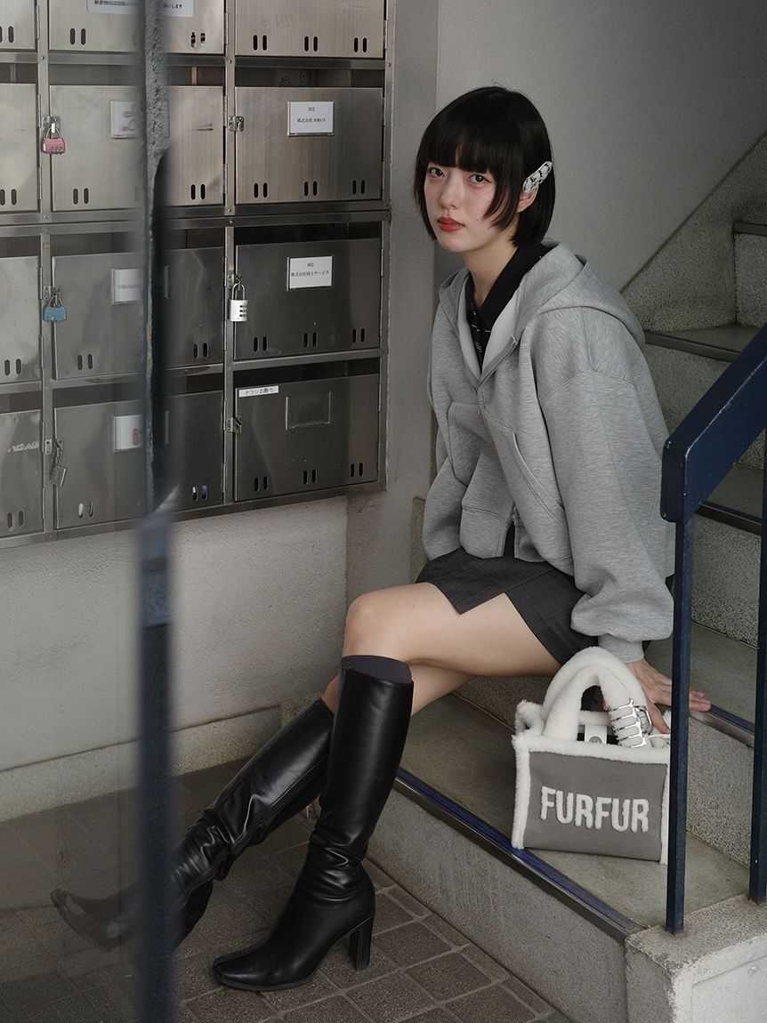 FURFUR「【WEB・一部店舗限定カラー】ムートンロゴトートバッグ」|トートバッグ|