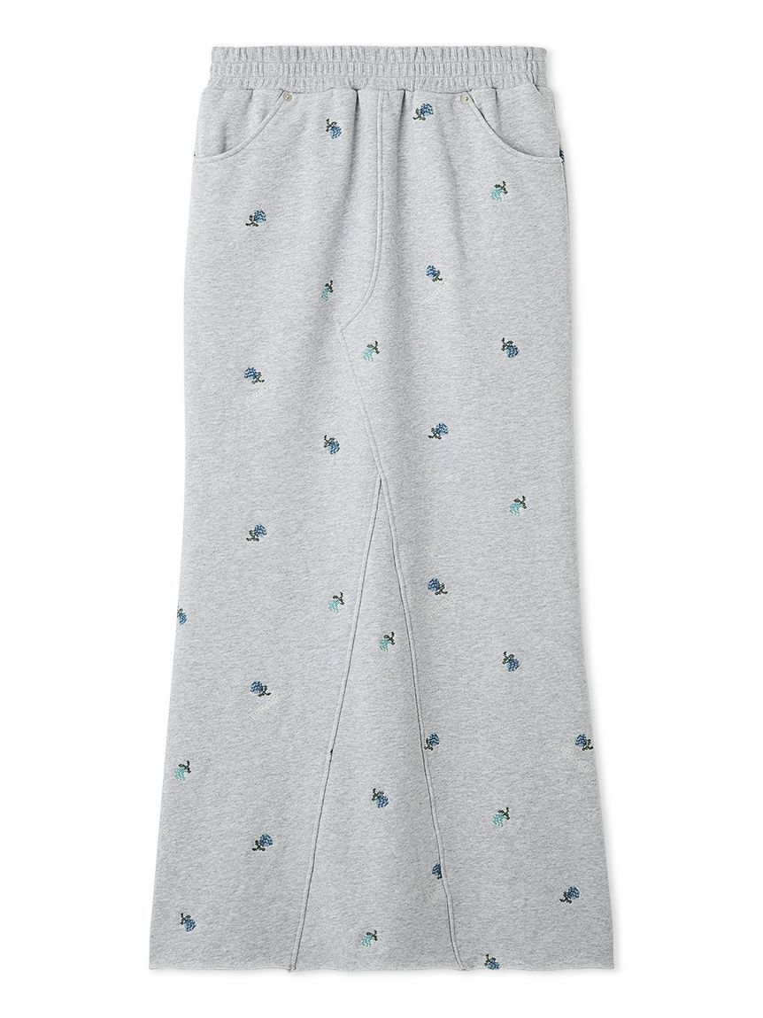 FURFUR「フラワー刺繍スウェットスカート」|スカート|