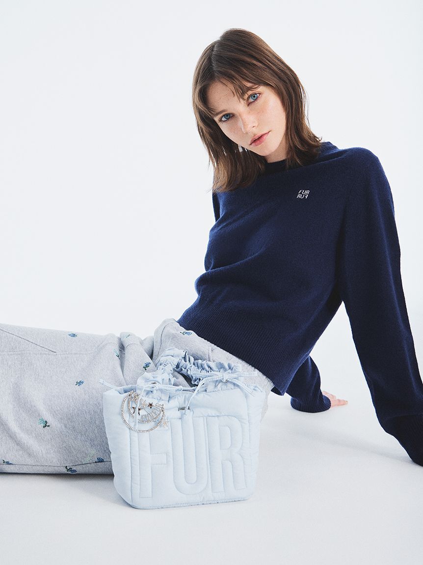 FURFUR「フラワー刺繍スウェットスカート」|スカート|