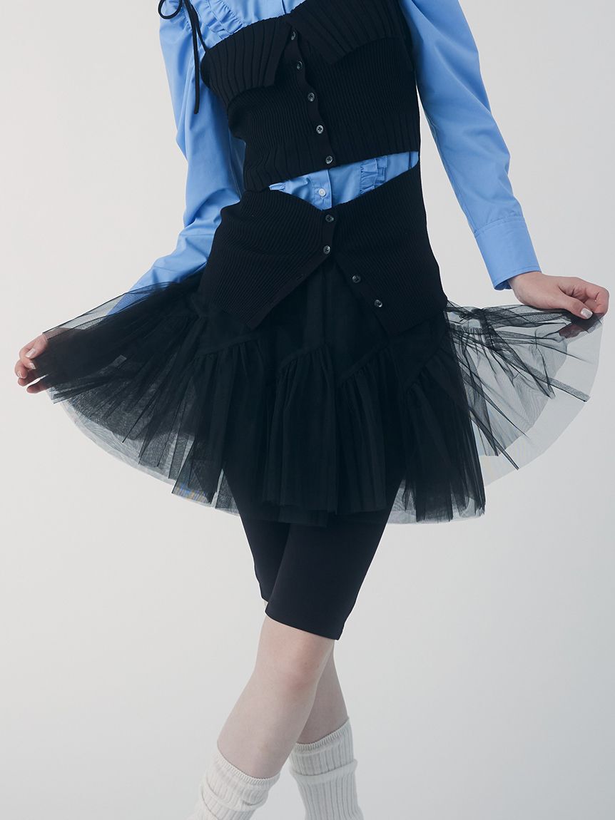 FURFUR「レギンスSETチュチュスカート」|スカート|BLK