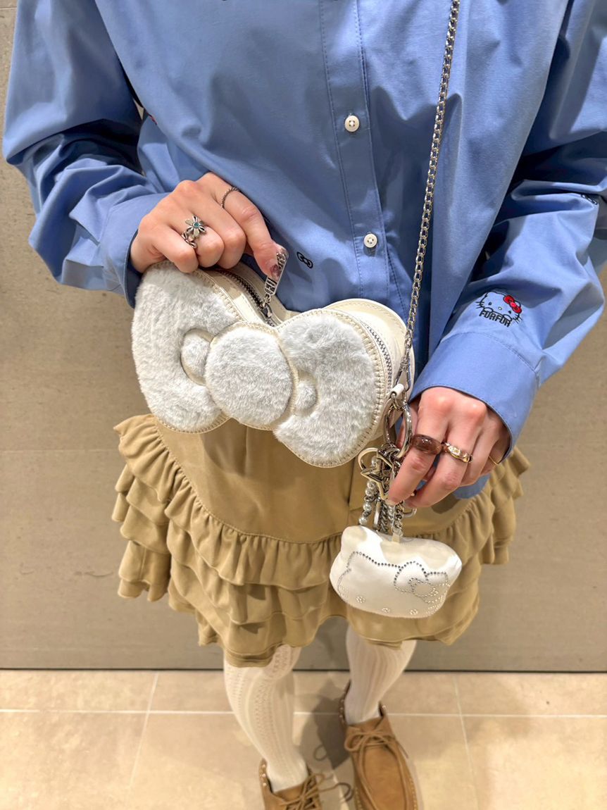 FURFUR「HELLO KITTYリボンバッグ」|ショルダー・メッセンジャー|