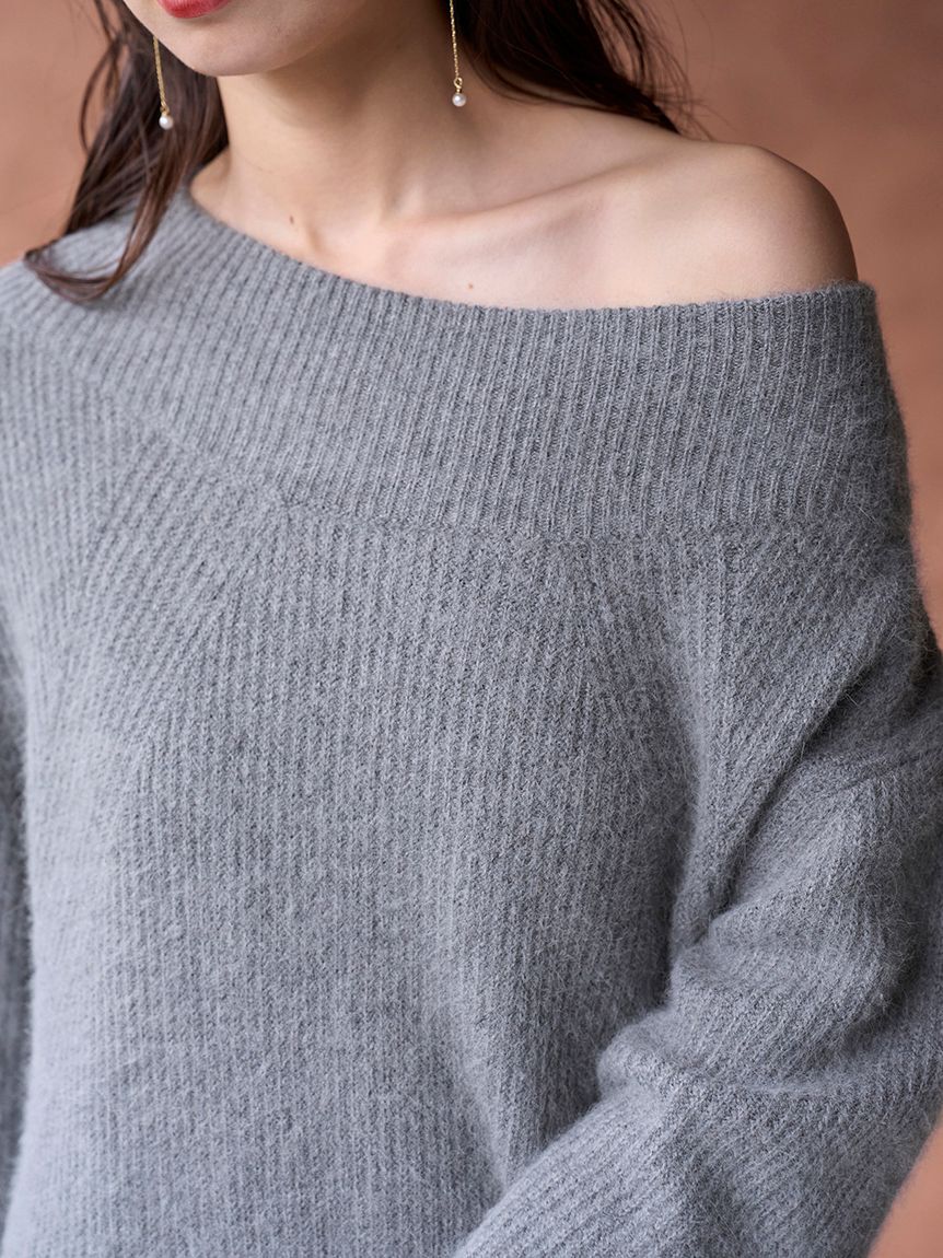 SNIDEL「ニットセットキャミミニワンピース」|ワンピース|