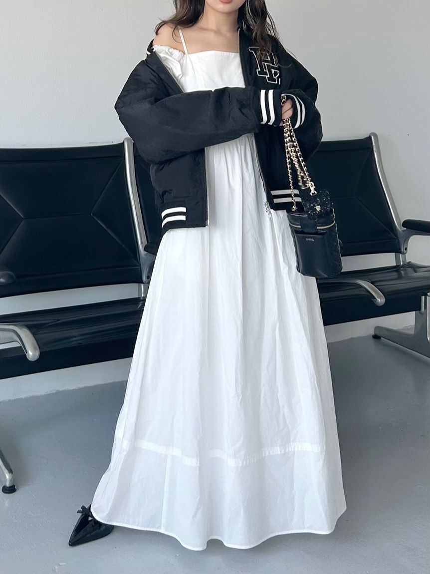 SNIDEL「【NUTMEG】コラボフード付きMA-1」|ブルゾン・スタジャン|