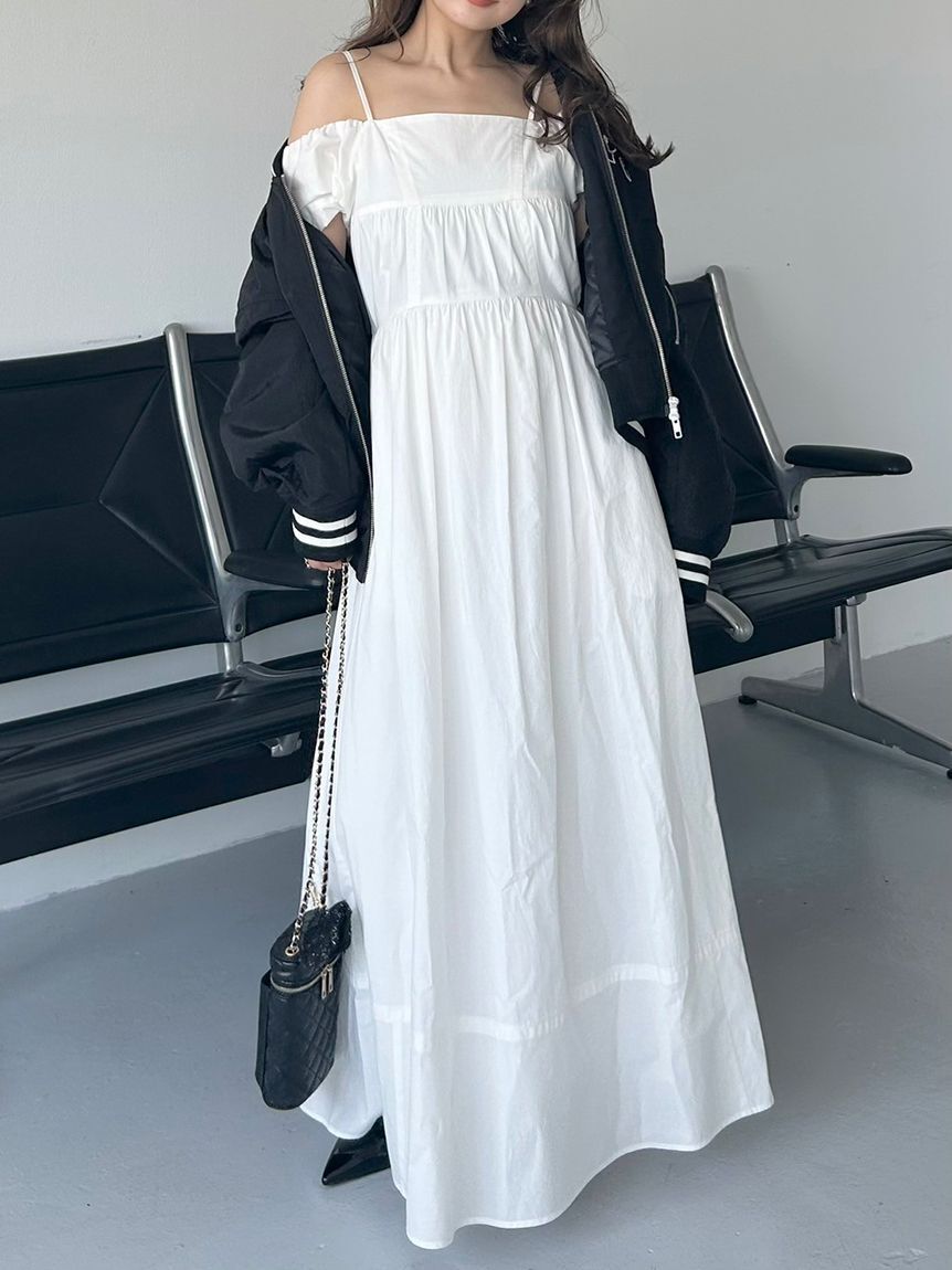 SNIDEL「【NUTMEG】コラボフード付きMA-1」|ブルゾン・スタジャン|