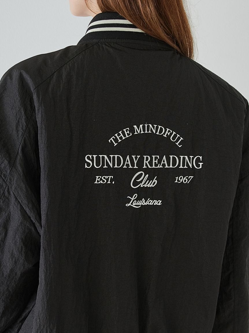 SNIDEL「【NUTMEG】コラボフード付きMA-1」|ブルゾン・スタジャン|