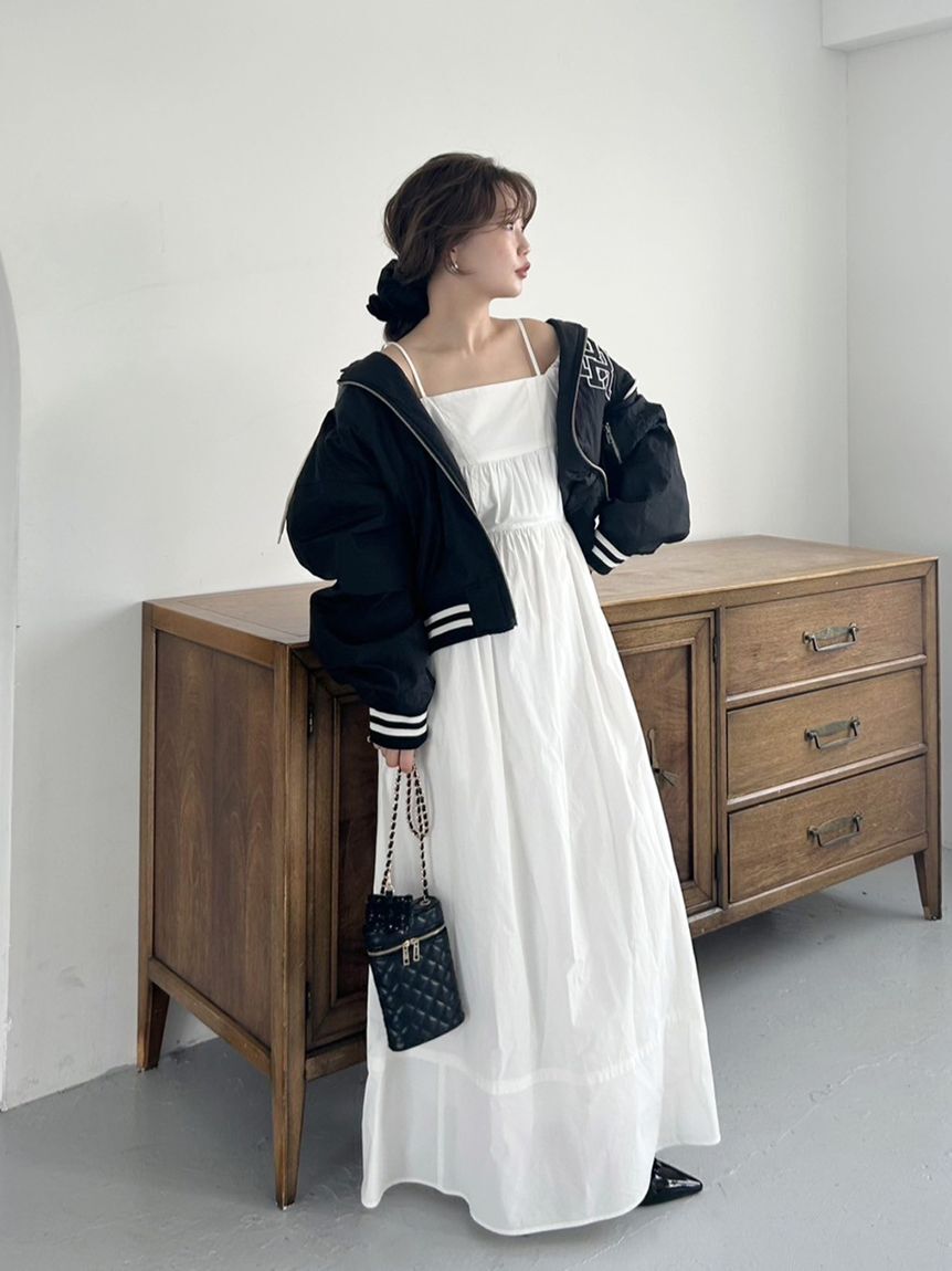 SNIDEL「【NUTMEG】コラボフード付きMA-1」|ブルゾン・スタジャン|