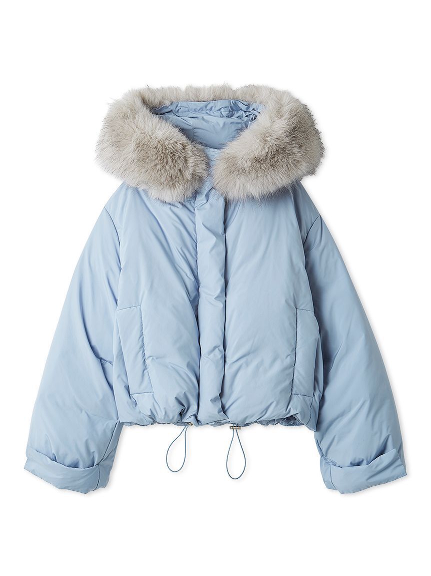 SNIDEL「【WEB限定カラーあり】西川フードファーショートダウン」|ダウン|