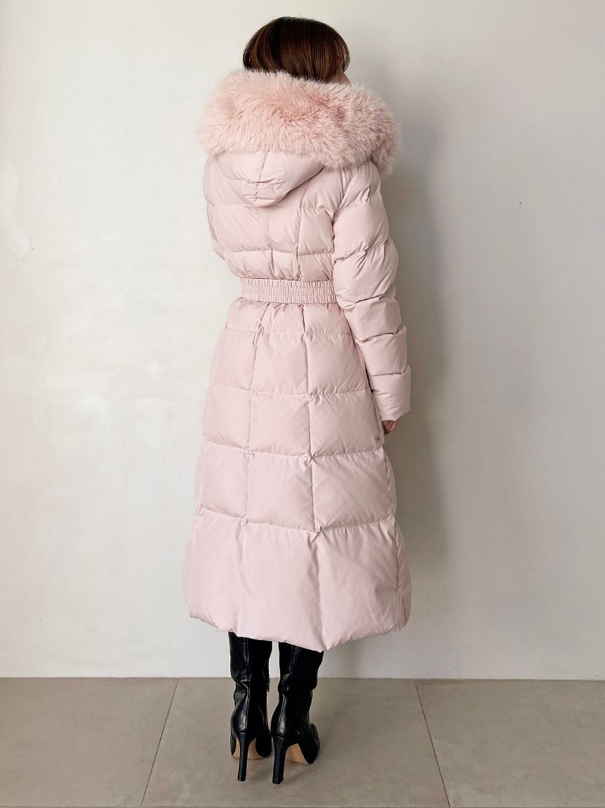 SNIDEL「【00サイズあり】スタイルアップフレンチダウンロングコート」|ダウン|