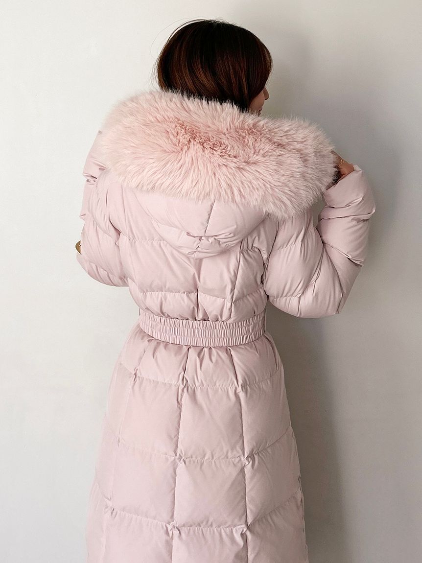 SNIDEL「【00サイズあり】スタイルアップフレンチダウンロングコート」|ダウン|