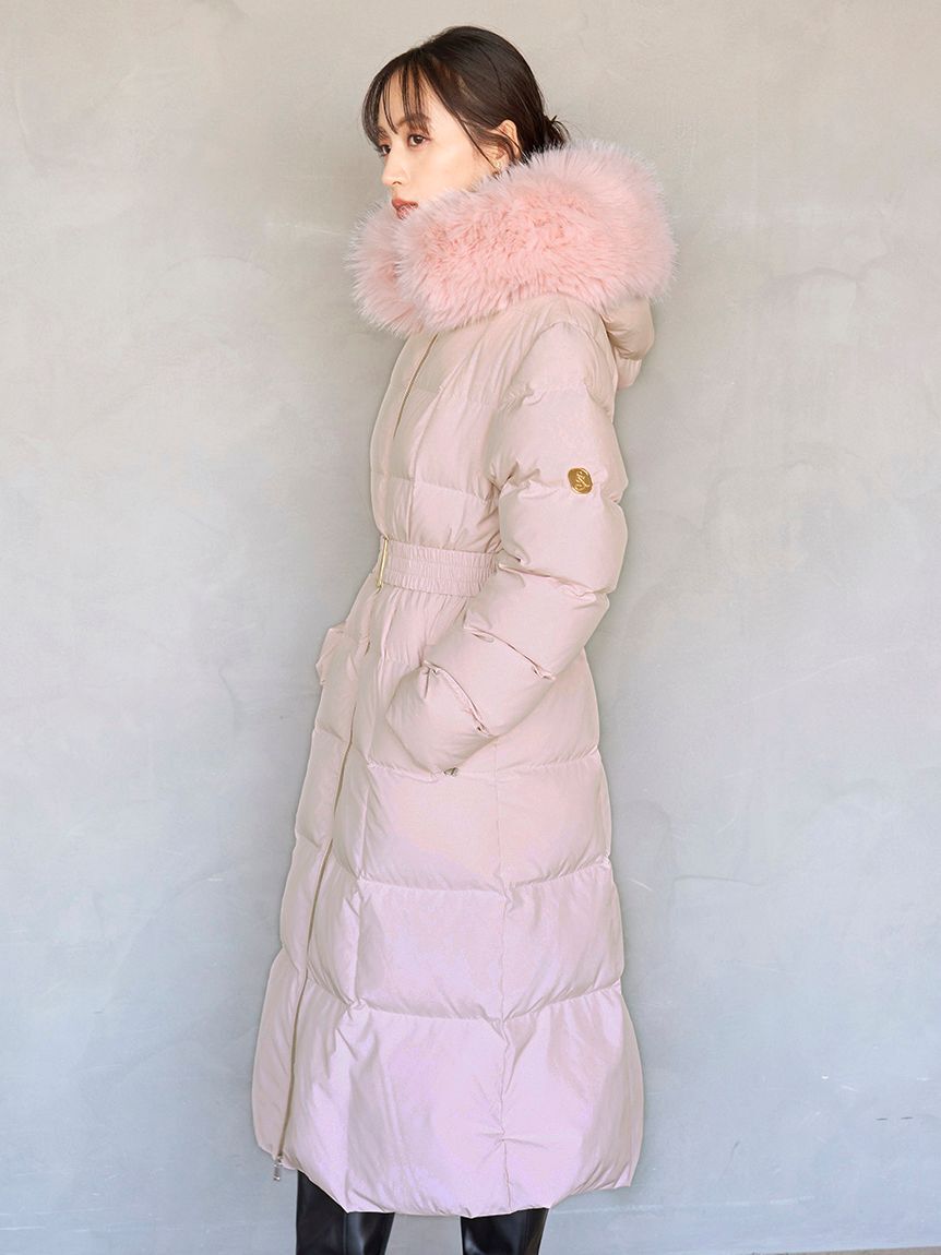 SNIDEL「【00サイズあり】スタイルアップフレンチダウンロングコート」|ダウン|