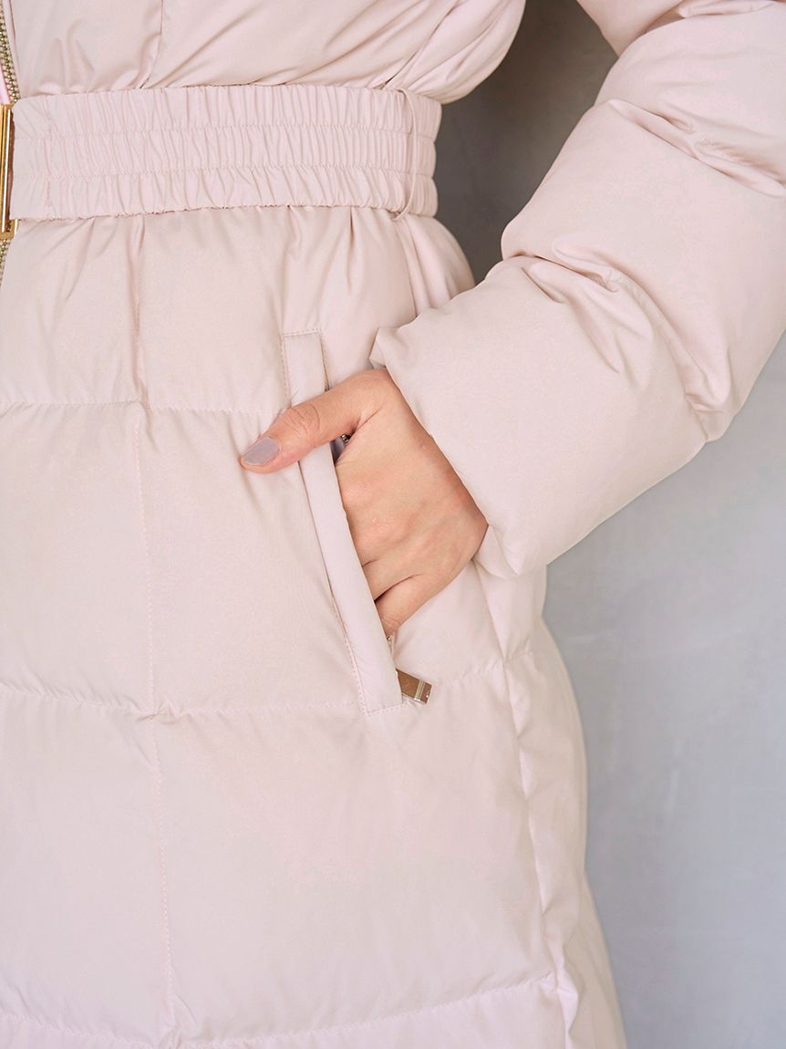 SNIDEL「【00サイズあり】スタイルアップフレンチダウンロングコート」|ダウン|