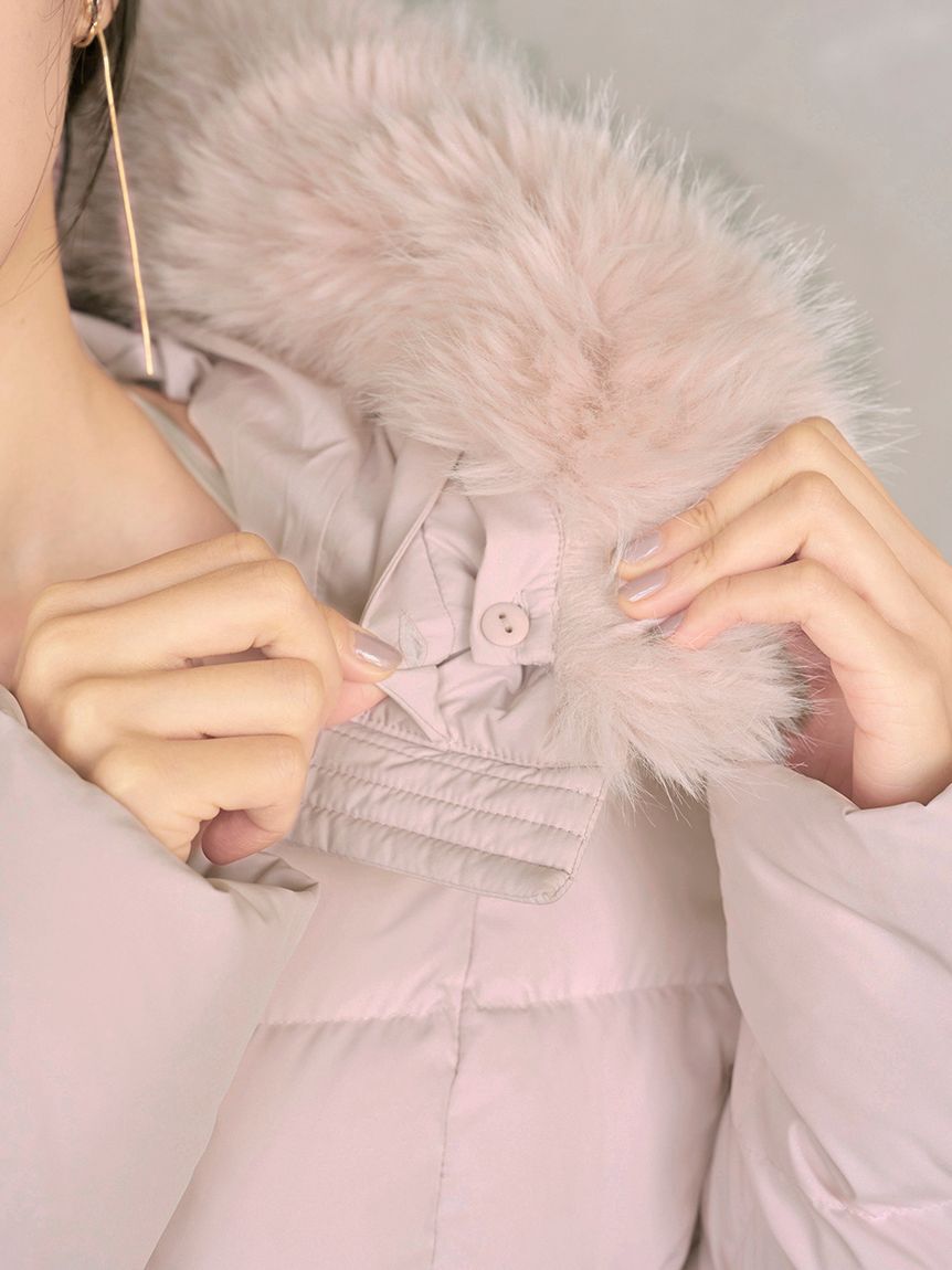 SNIDEL「【00サイズあり】スタイルアップフレンチダウンロングコート」|ダウン|