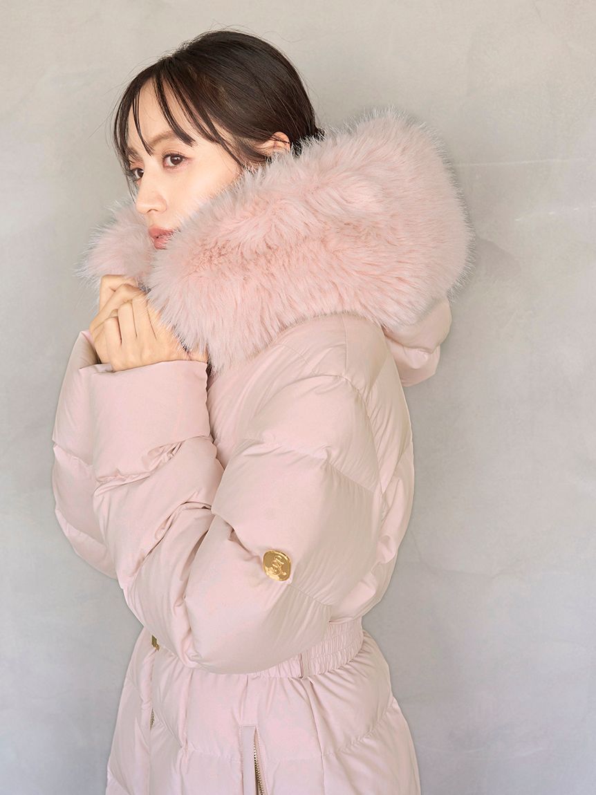 SNIDEL「【00サイズあり】スタイルアップフレンチダウンロングコート」|ダウン|