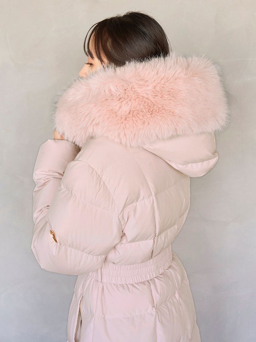 SNIDEL「【00サイズあり】スタイルアップフレンチダウンロングコート」|ダウン|