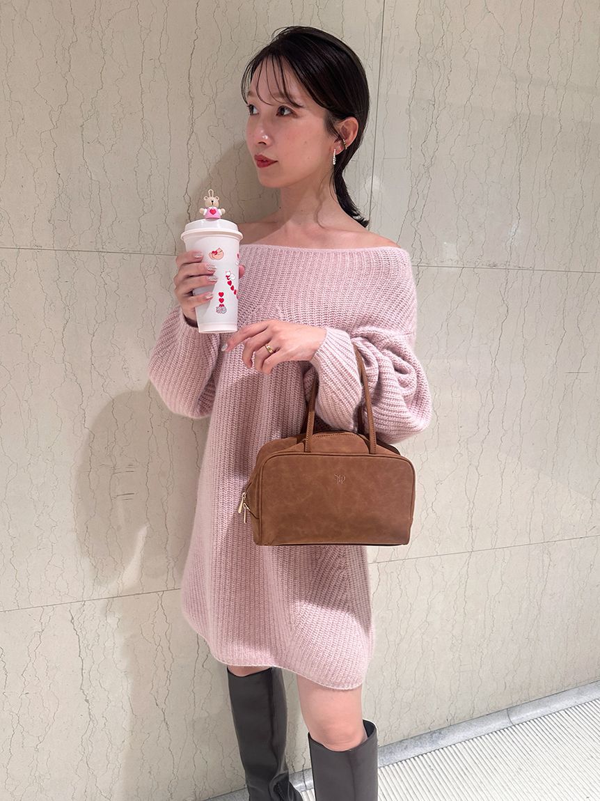 SNIDEL「ラクーンミニニットワンピース」|ワンピース|