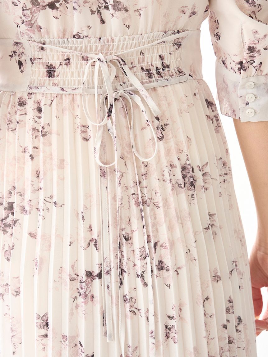 SNIDEL「Sustainableプリーツプリントワンピース」|ワンピース|