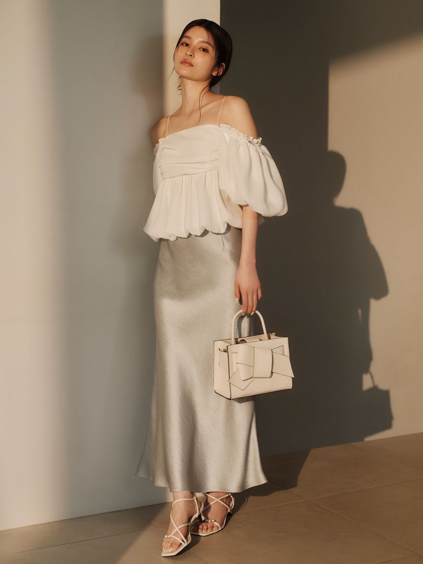 FRAY I.D「【ルエル】リボンミドルバッグ」|ハンドバッグ|