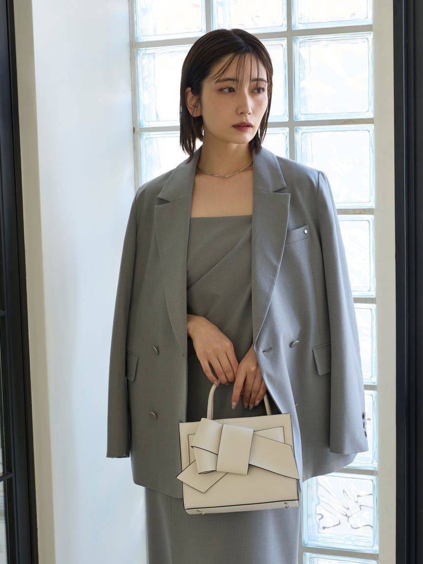 FRAY I.D「【ルエル】リボンミドルバッグ」|ハンドバッグ|