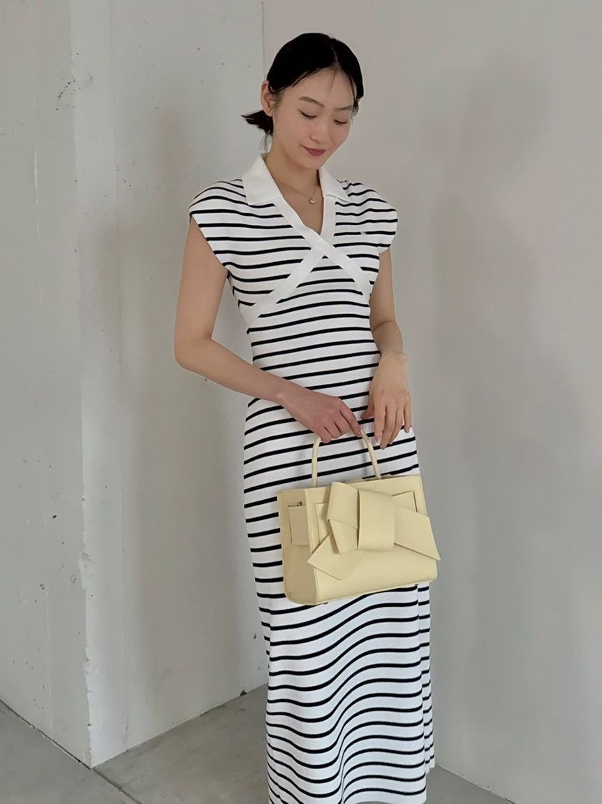 FRAY I.D「【ルエル】リボンミドルバッグ」|ハンドバッグ|