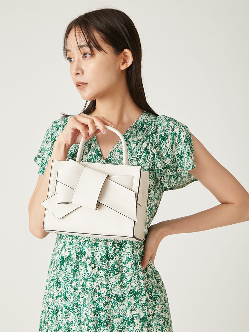 FRAY I.D「【ルエル】リボンミドルバッグ」|ハンドバッグ|