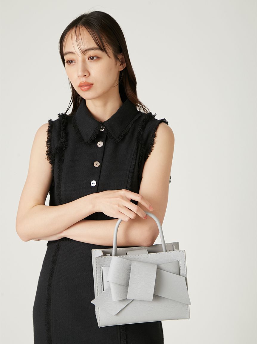 FRAY I.D「【ルエル】リボンミドルバッグ」|ハンドバッグ|