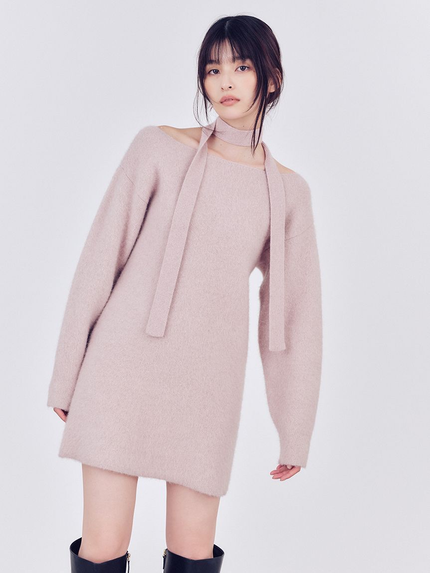 FRAY I.D「フォックスウールミニニットワンピース」|ワンピース|