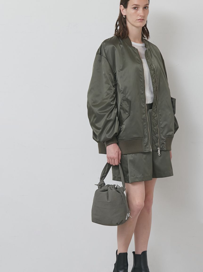 styling/「【セットアップ対応】ナイロンフライトジャケット」|ブルゾン・スタジャン|