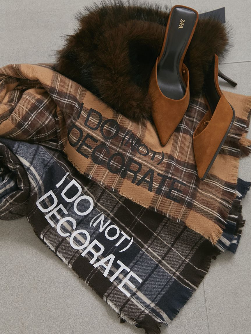 styling/「ライトチェックストール」|マフラー|