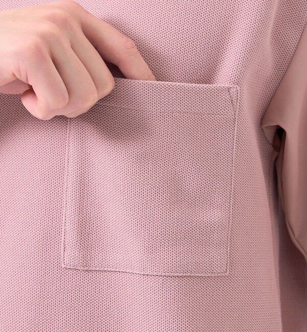 MACKINTOSH PHILOSOPHY「ニットコンビTシャツ ケーブルニット&times;ブロード」|Tシャツ・カットソー|