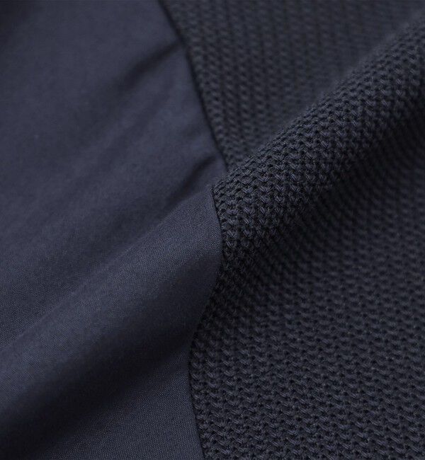 MACKINTOSH PHILOSOPHY「ニットコンビTシャツ ケーブルニット&times;ブロード」|Tシャツ・カットソー|