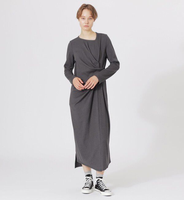  「カットソーニュアンスワンピース」|ワンピース|