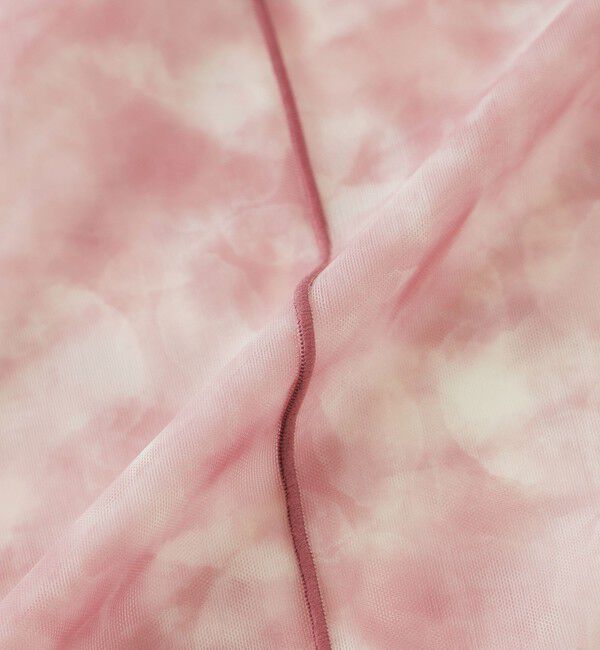  「マーブルプリントシアートップス」|Tシャツ・カットソー|