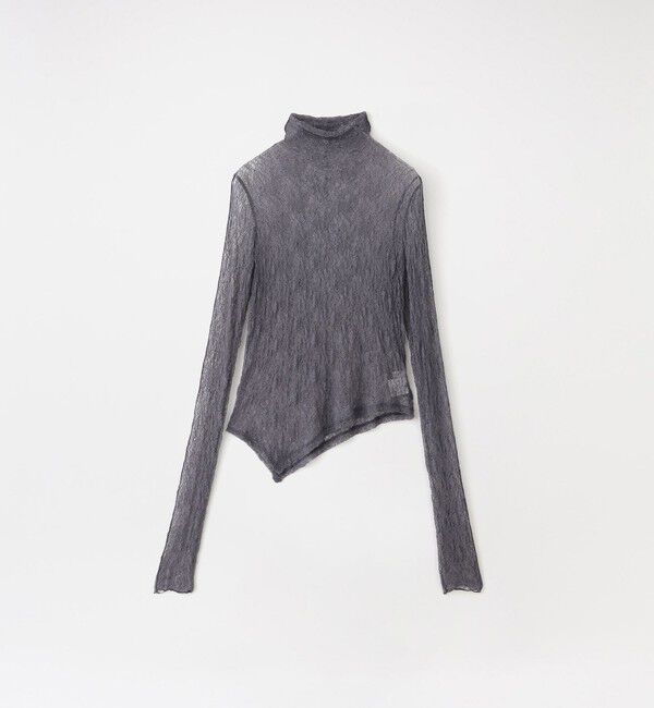  「シアーレーストップス」|Tシャツ・カットソー|チャコールグレー