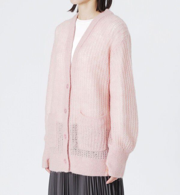  「メッシュニットオーバーカーディガン」|ニット・セーター|