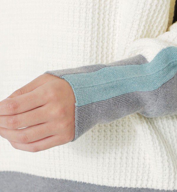  「2フェイスブロッキングニット」|ニット・セーター|