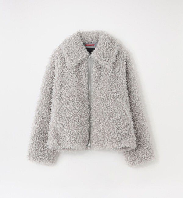  「【UNISEX】カルガンラムライクファーブルゾン」|ブルゾン・スタジャン|グレー