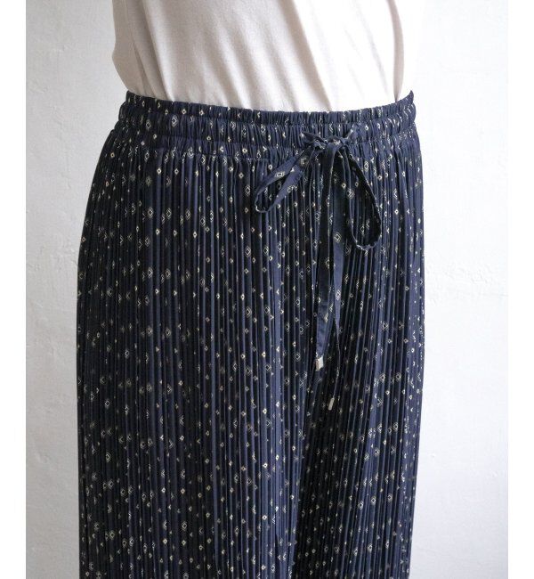 ikka「さらっとプリーツワイドパンツ」|その他|