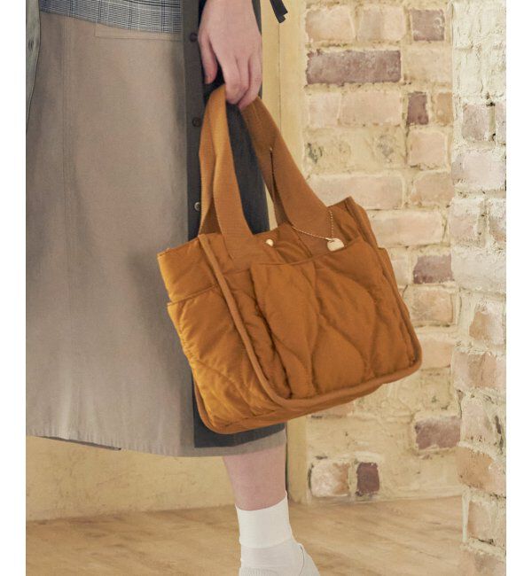 ikka「キルティングタポケトート」|その他|マスタード