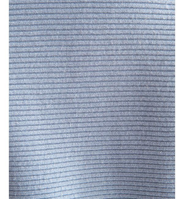 IKKA LOUNGE「横リブドルマンラメニットプルオーバー」|プルオーバー|