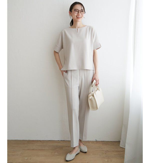 IKKA LOUNGE「【2点セット】GOKU楽ストレッチセットアップ」|ワンピース|