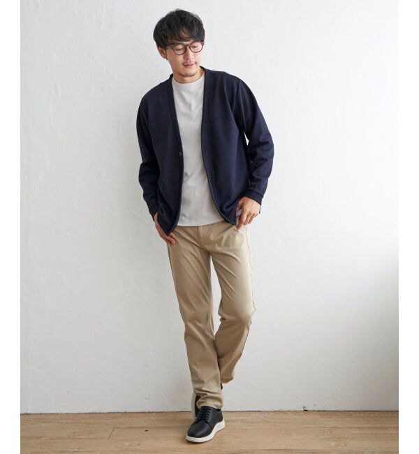 ikka「パイナップルワンボタンカーデ」|カーディガン|