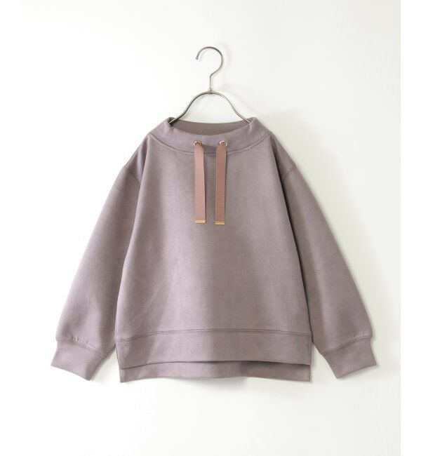 ikka kids「GOKU楽 フェイクスエードスピンドルプルオーバー（120~160cm）」|Tシャツ・カットソー|