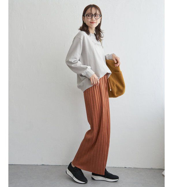 ikka「裏毛ロゴフォトスウェット」|パーカー|