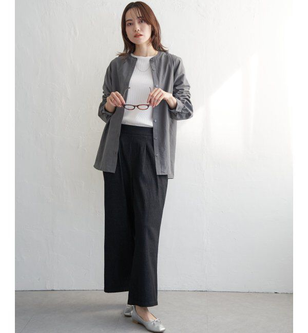 ikka「三角テレコクルーネックプルオーバー」|Tシャツ・カットソー|