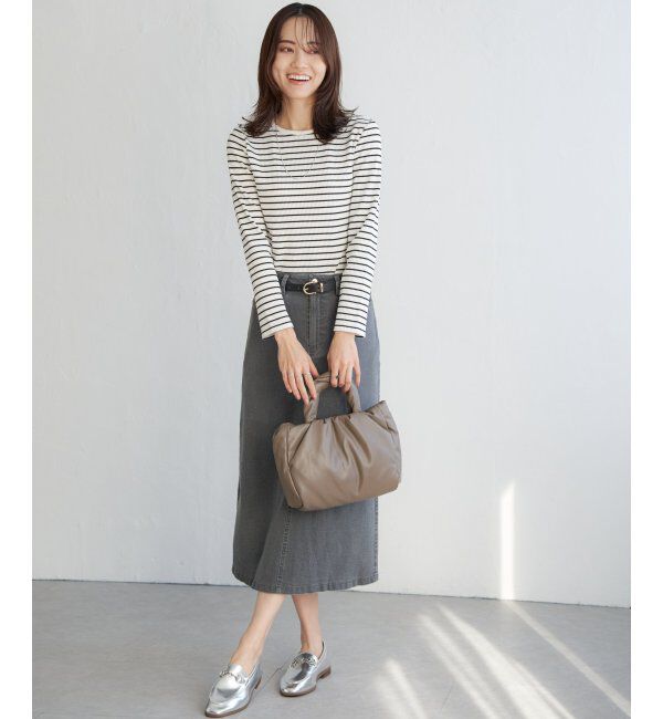 ikka「三角テレコクルーネックプルオーバー」|Tシャツ・カットソー|