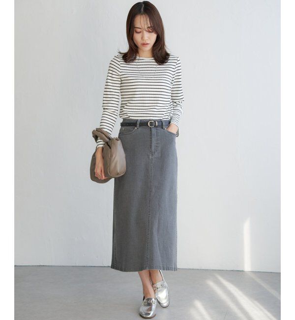 ikka「三角テレコクルーネックプルオーバー」|Tシャツ・カットソー|