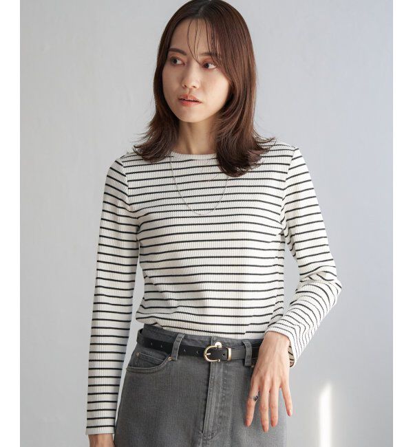 ikka「三角テレコクルーネックプルオーバー」|Tシャツ・カットソー|ソノタ