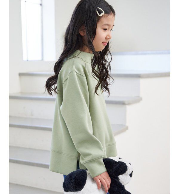 ikka kids「【洗濯機で洗える／親子おそろい】GOKU楽ダンボールスピンドル（120~160cm）」|Tシャツ・カットソー|