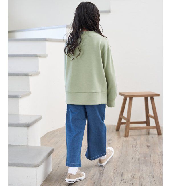 ikka kids「【洗濯機で洗える／親子おそろい】GOKU楽ダンボールスピンドル（120~160cm）」|Tシャツ・カットソー|